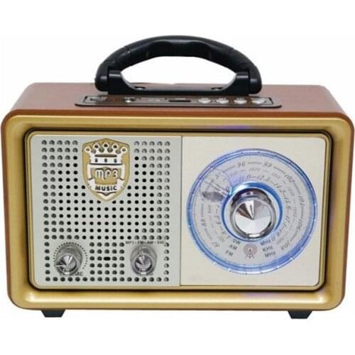 Meier M 110BT Nostalgic retro wooden Radio Bluetooth FM