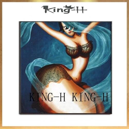 New hand-painted oil painting abstract star canvas photos attractive big butt sexy girl decorative hotel lobby wall art wall