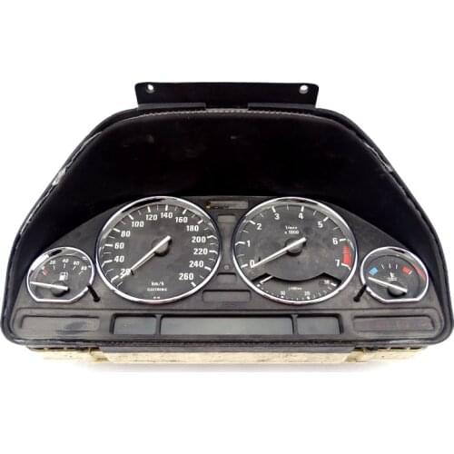 Plastic ABS Chrome Gauge speed meter Dash Cluster 4pcs dial Ring Dashboard cover bezel trim For BMW E32 E34 M5 5 7 series