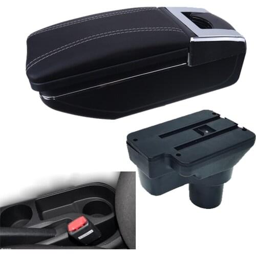 For Hyundai SOLARIS 2 armrest box 2017 2018 2019 2020 retrofit parts car storage accessories interior parts with USB LED