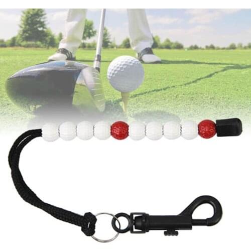 Pro Golf Plastic Bead Counter Strokes Score Count Training Scorer with Clip Golf sports prictice golr lover begainner accessory
