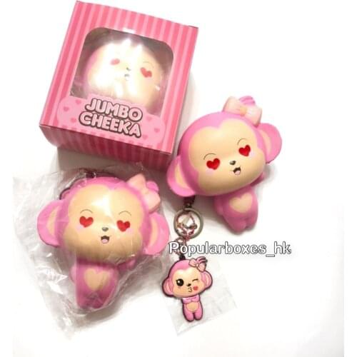 Punimaru jumbo cheeka monkeysweet heart eye squishy Slow Rising Gift Toy