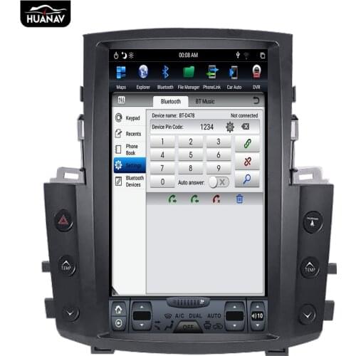 Tesla styel 13.6 Vertical screen Android 9.0 Car DVD player GPS Navigation For Lexus LX570 2007-2015 Auto Radio stereo head unit