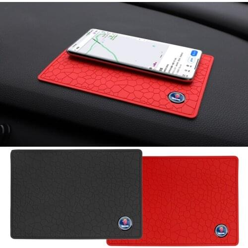 1pcs Silica Gel Anti Slip Pad Car Styling Phone Holder Mat For SAAB 9-4X 9-7X 9-3 9-5 9-2X 9-X 9000 900 600 99 97 Monster GT750