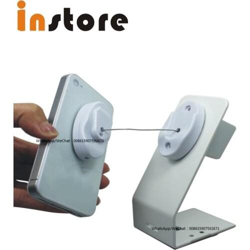 10 Pcs High Quality Mobile Anti Theft Stand Cell Phone Security Display Holder With Recoiler