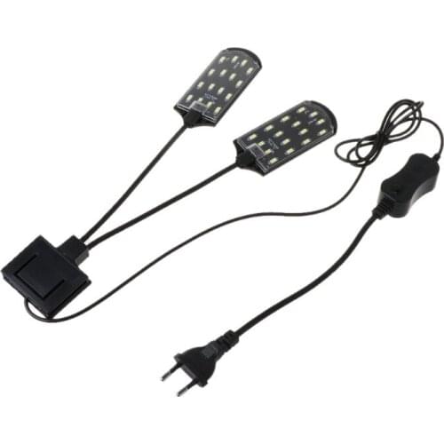 10W Fish Tank Lamps EU Plug Aquarium Plant Lights High Brightness Energy Saving