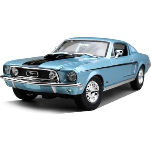 1/18 1968 Ford Mustang GT Cobra Jet Maisto 31167 Diecast Model Toys Car Boys Girls Gifts