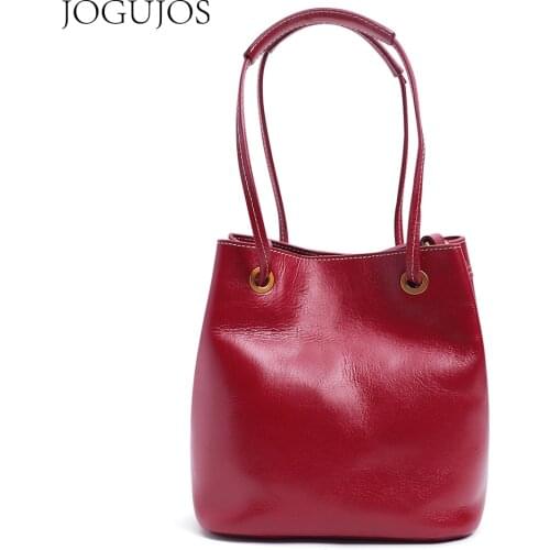 JOGUJOS Brand Women Bags Leather luxury Handbags Ladies Shoulder Messenger Bag Genuine Leather Tote Corssbody Bags for Women