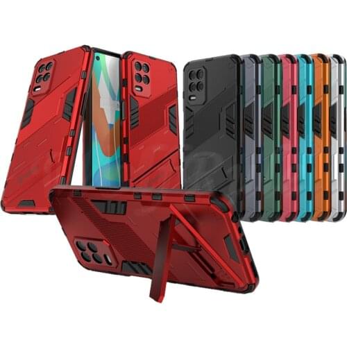Holder Case For OPPO Realme Narzo 30 5G Cover For Realme Narzo 30 5G Capas Punk Style Back Cover For Realme Narzo 30 5G Fundas