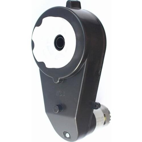 Children electric car gearbox with high torque 12v dc motor,high power electric motor with gear box,High speed rs570 motor