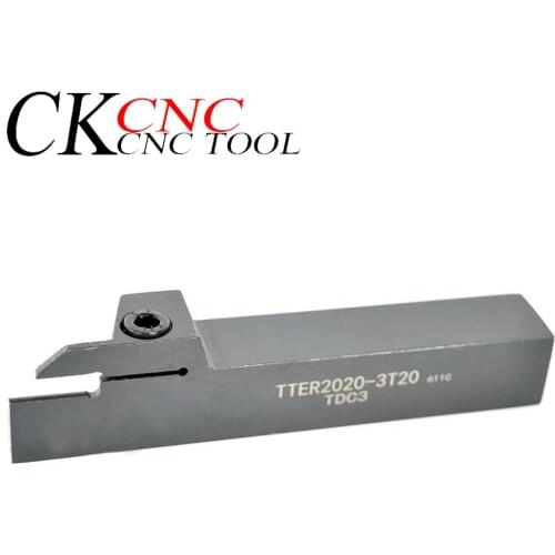 TTER2020-3T20 external grooving cuttting holder 20mm for 3mm inserts TDC3