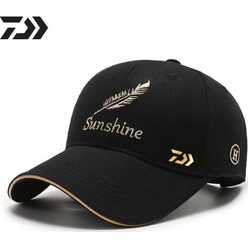 Daiwa Outdoor Fishing Sun Hat 2021 Summer Men and Women Outdoor Mountaineering Embroidery Quick-drying Hat Sports Baseball Cap
