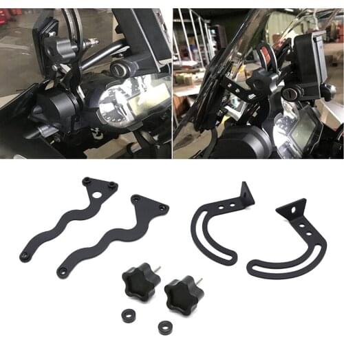 For BMW R1250GS R 1200GS LC/ADV 2014 - 2019 R1200GS Adv Motorcycle Windshield Bracket Windscreen Wind Deflector Mounting Support
