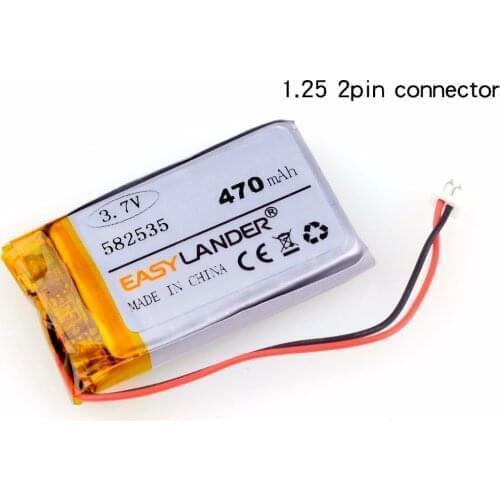 582535 SP5 470mAh Rechargeable Li-Polymer Battery For MP3 MP4 DVR VR Beauty Instrument Set top box Mio MiVue parkcity Jado d169s