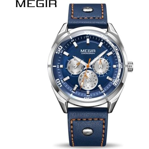 MEGIR Creative Army Military Watches Men Luxury Brand Quartz Sport Wrist Watch Clock Men Relogio Masculino Erkek Kol Saati