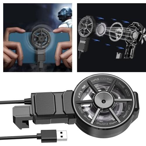 Mobile Phone Cooler, Cooling Fan Semiconductor Heatsink Phone Radiator for Gaming Lives Videos