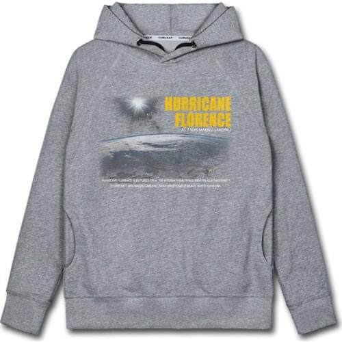 Cosmonauts Florence hurricane earth mens hoodies pullovers sweatshirt fashion printed mens hoodie top autumn clothes
