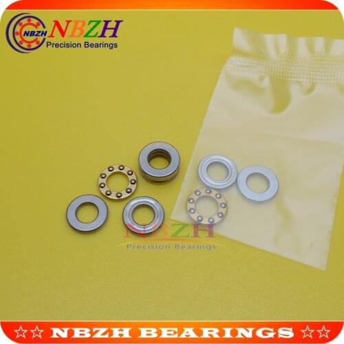 Axial Ball Thrust Bearing F5-11M 5mm x 11mm x 4.5mm Axial Ball Thrust Bearing Brand New 5*11*4.5mm