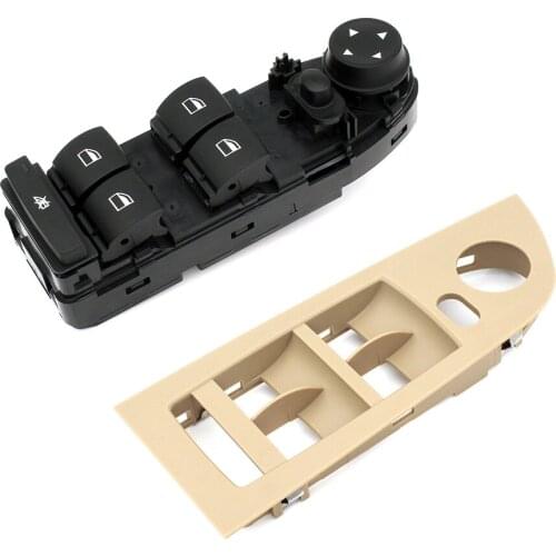 Power Window Front Left Control Switch Replacement Kit Parts Button Beige Set Electric for BMW 3 Series Low With Sedan F90 F91