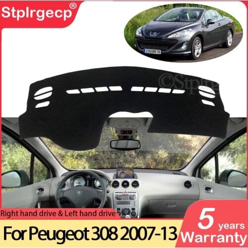 For Peugeot 308 t7 2007~2013 308cc 308sw Anti-Slip Mat Dashboard Pad Sunshade Dashmat Protect Carpet Accessories 2008 2010 2011
