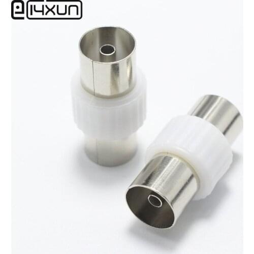 10pcs Female to Female Plug jack TV Plug for Antennas TV RF Coaxial Plugs Adapter Antennas Connector