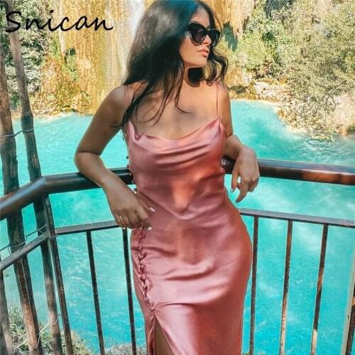 Летние платья с разрезом Snican China At AliExpress