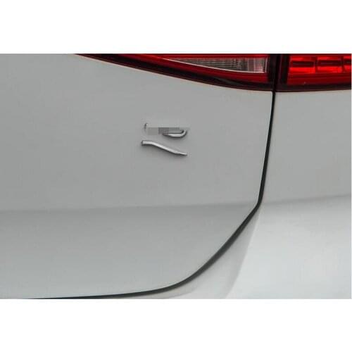 STYO Front Rear Tailgate R Emblem Steering Wheel Logo Side Door Fender Nameplate Stickers for 2020 VW golf 8