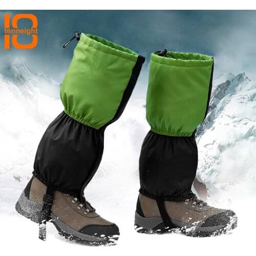 TENNEIGHT Outdoor Shoe Cover Waterproof Warmer Leg Covers Elastic Hiking desert Skiing climbing Gaiters Boots Shoes Cover Unisex