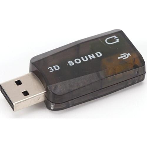 USB 3D Sound Card USB Audio 5.1 External USB Sound Card Audio Adapter Mini Speaker Audio Interface mic headphone 2017 Very Cheap