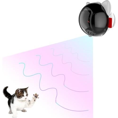 USB Rechargeable cat toy Automatic Interactive cat toys Smart Teasing Pet LED Laser Funny Electronic Pet Rotating Moving Toys