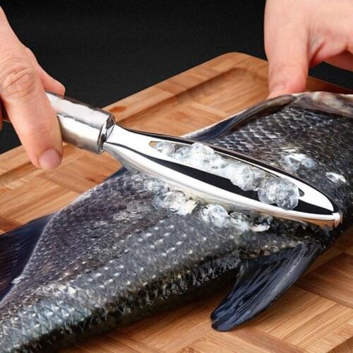 Stainless Steel Scale Scraping Grater Kitchen Gadgets Quickly Seafood Scraper Boning Knife Tweezers Paring Knife Cooking Tools