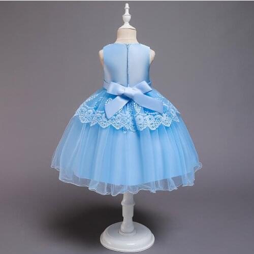 2020 Flower Girl Dress First Communion Dresses For Girls Elegant Sleeveless Sequined Christmas Ball Gowns