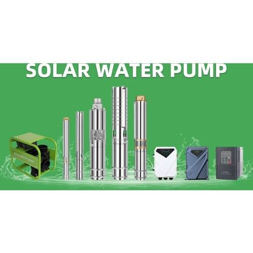 3 inch 200w electric motor submersible deep well water pump solar system