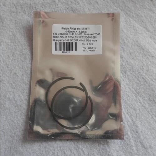 4 PCS PISTON RING FOR STIHL FS250 FS280 FS290 KUBOTA D400 HUS. 141 140 36R 41 40 DOLMAR 109 Ryobi TRIMMER CHAINSAW BLOWER PARTS