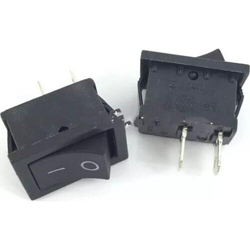 400pcs 15*21mm 2 Pin KCD1 Push Button Boat Switch Wire