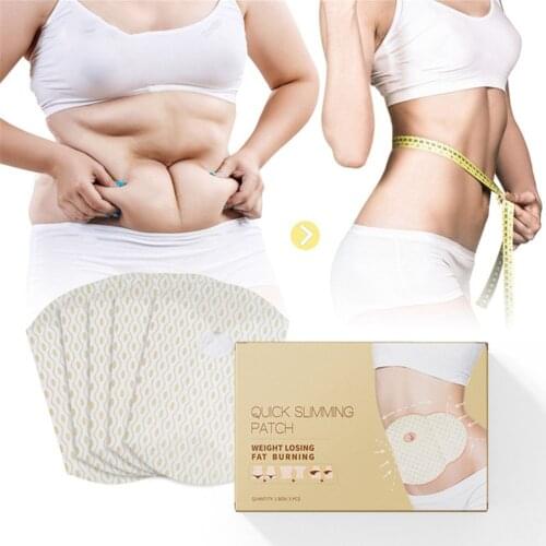 5pcs/box Quick Slimming Patch Belly Control Abdomen Weight Loss Patches Anti Cellilite Burning Fat Navel Sticker Body Shaper