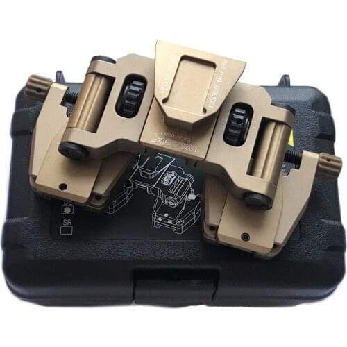 Tactical PVS14 NVG binocular bridge goggles stent skip rhino mount NVG arms mount for L4 G24 Mounting Helmet Fast mount