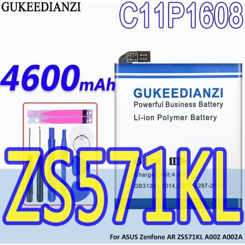 GUKEEDIANZI C11P1608 4600mAh High Capacity Battery For ASUS Zenfone AR ZS571KL A002 A002A