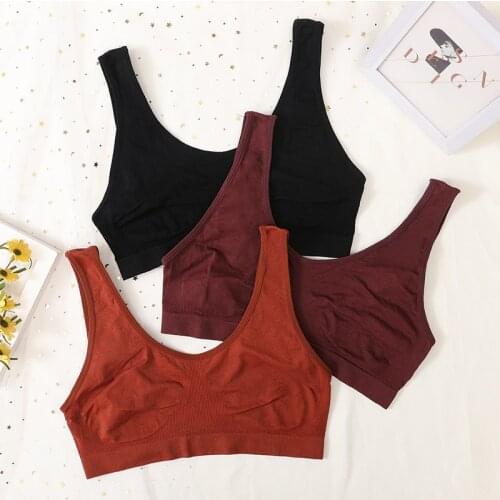 Female Tube Top Women Bra Tank Crop Tops Seamless Underwear Bandeau Top Sports Sleeveless Streetwear Camis Top Tee Unlined Tank