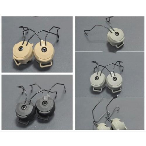 FMA Peltor SORDIN Headset Ops-Core Helmet ARC Rail Adapter mount 2pcs per set BLACK DE FG Helmet accessories