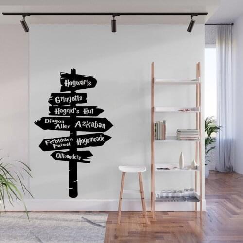 Hot Movie Wall Poster Road Sign Wall Art Decal Wall Decal Removable Road Sign Popular Vinyl Sticker ov362