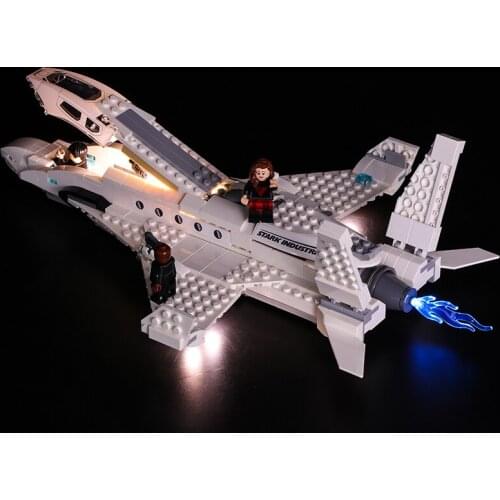 Led Light Up Kit For 76130 Stark Jet and the Drone Attack (Only LED Light, No Block Kit)