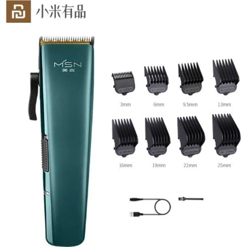 MSN Hair Clipper Trimmer S8 Professional Clipper Usb Charging With 0.5-2.5mm Speed Limit Comb From Xiaomi Youpin