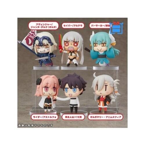 NEW hot 6cm 6pcs/set Fate/Grand Order FGO action figure collection toys Christmas gift with box