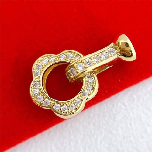 Wholesale DIY Natural Stones Beads Jewelry Making Accessories Silver/Gold/Rose Gold Metal Connector Clasps Findings