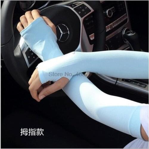 By DHL 200 pairs car moto Sun Cooling Arm UV Arm Sleeves Cycling Basketball Football Running Golf Outdoor Sports Protection