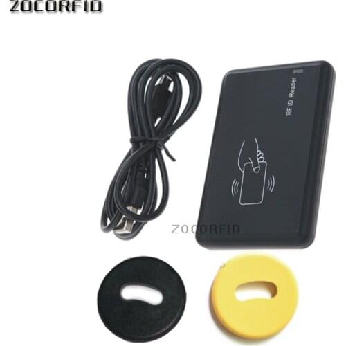 10pcs tag+reader High temperature resistant 125KHZ TK4100 RFID tag /wash label/ care labels