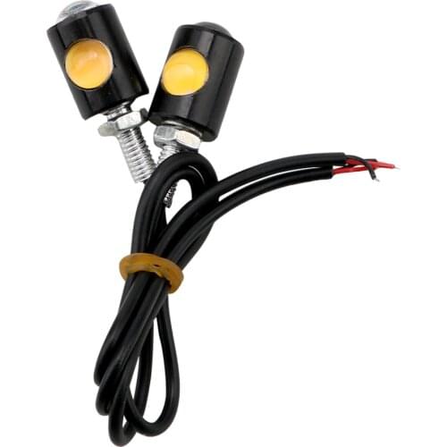 1 Pair high brightness Motorcycle Warning Light Eagle Eye LED Turn Signal Lamp Taillight Turn Indicators License Plate Light