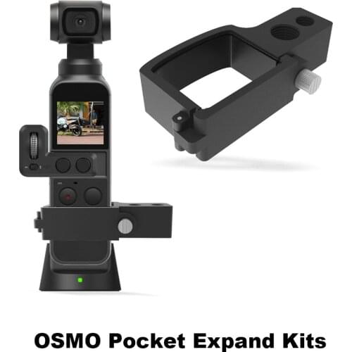 Extension Adapter for DJI Osmo Pocket/Pocket 2 Gimbal Camera Stabilizer Expansion Panel Mount Holder 1/4 3/8 Inch Interface