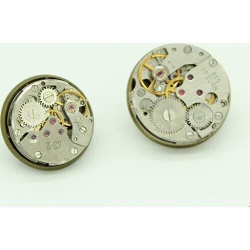 Steampunk brooch Watch Movement Pin Vintage Mechanism Watch Parts Gear Jewelry Accessories